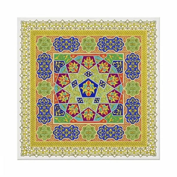 Tableau Artistique Inspiré de l’Ornement Marocain Authentique