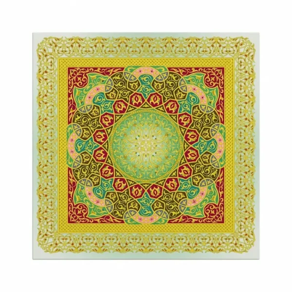 Tableau Artistique Inspiré de l’Ornement Marocain Authentique