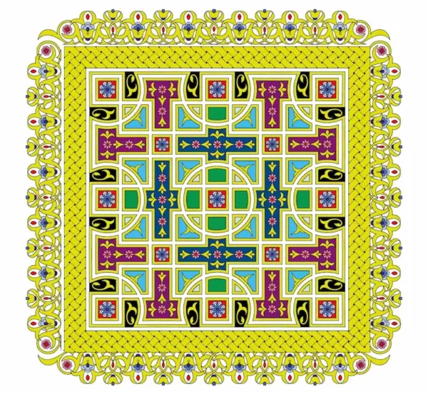 Tableau Artistique Inspiré de l’Ornement Marocain Authentique